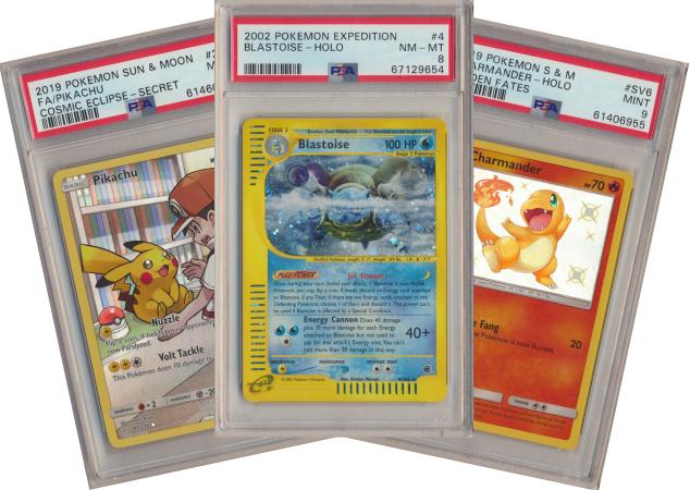 PSA Slabs Grading Vergleich