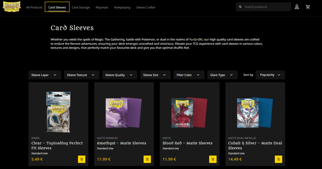 beste pokemon sleeves Dragon Shield