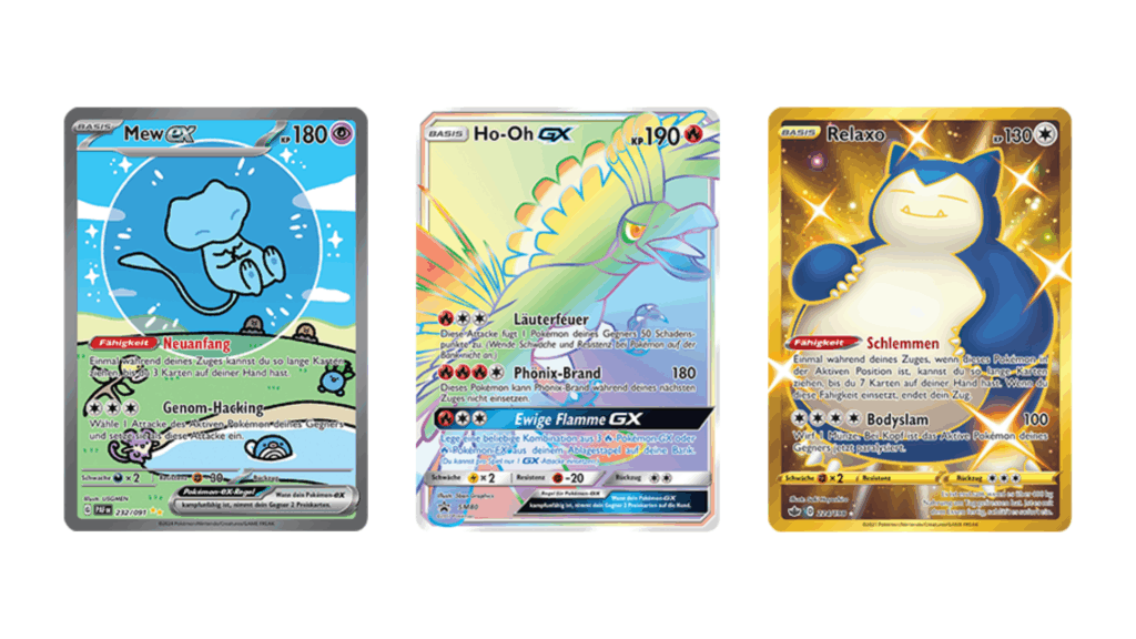 Ultra-, Rainbow und Secret Rares